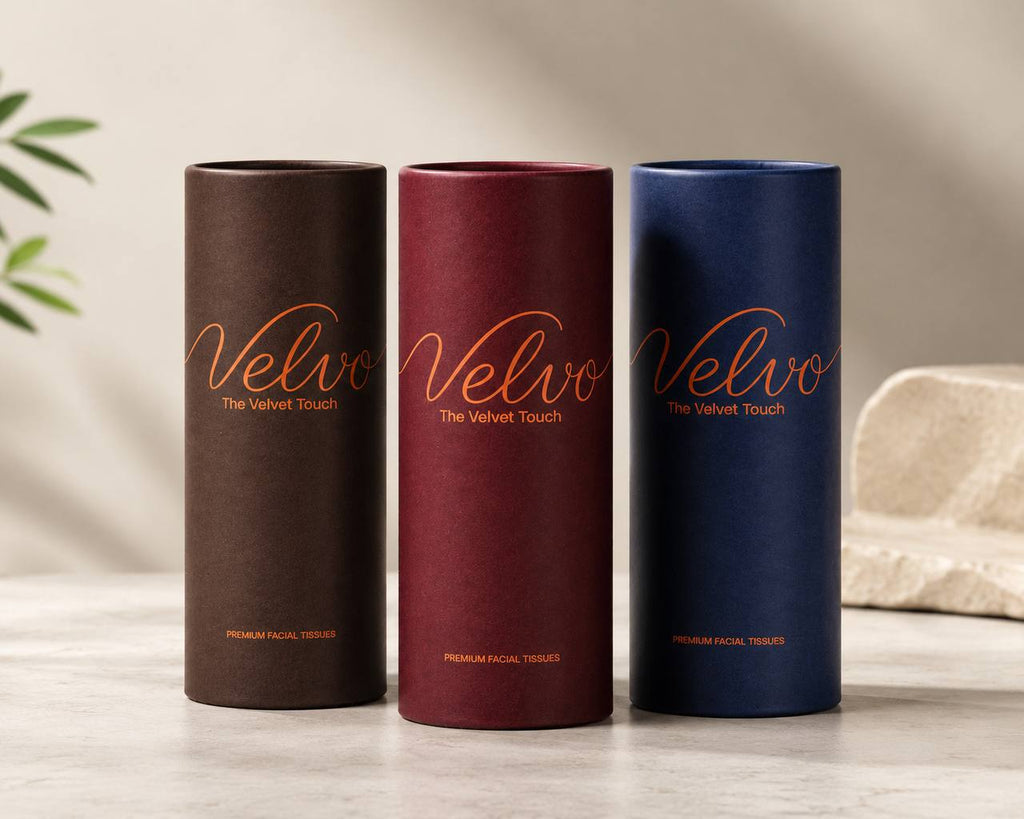 Velvo Premium Facial Tissues- 3 pc Combo