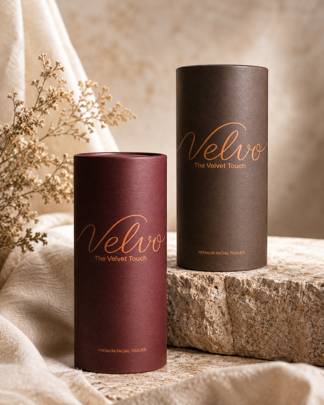 Velvo Premium Facial Tissues - 2 pc Combo